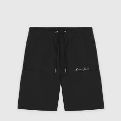 Man Shorts Signature Cargo Shorts - Black