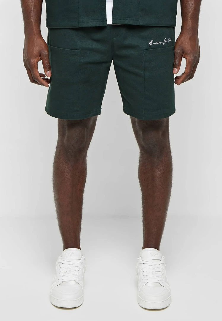 Man Shorts Signature Cargo Shorts - Green