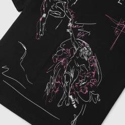 Man T-Shirts Graffiti T-Shirt - Black