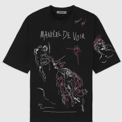 Man T-Shirts Graffiti T-Shirt - Black