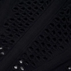 Woman Tops TOPS & T SHIRTS Crochet Knit Corset Top - Black