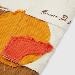 Man Casual Trousers Deconstructed Sun & Cloud Cargo Pants - Multi