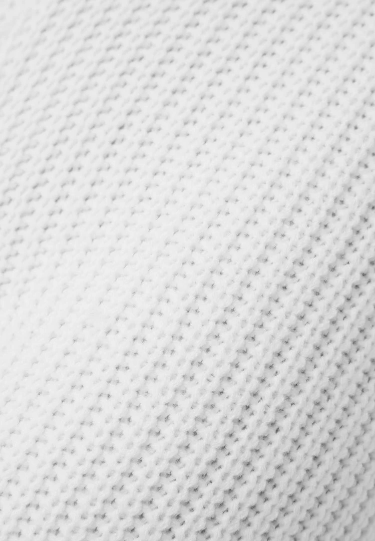 Woman Shorts Distressed Knitted Cycling Shorts - White