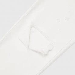 Woman Denim Distressed Relaxed Fit Mom Jeans - Off White