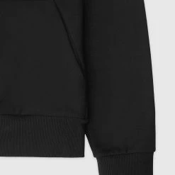 Man Hoodies Essential Signature Hoodie - Black