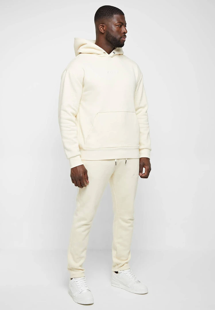 Man Hoodies Essential Signature Hoodie - Cream