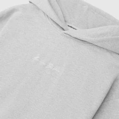Man Hoodies Essential Signature Hoodie - Grey TRACKSUITS