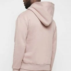 Man Hoodies Essential Signature Hoodie - Pink