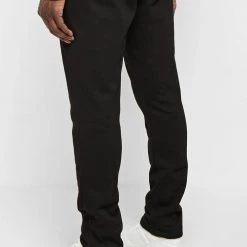 Man Tracksuit Bottoms Essential Signature Track Pants - Black