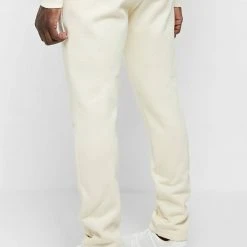 Man Tracksuit Bottoms TRACKSUITS Essential Signature Track Pants - Cream