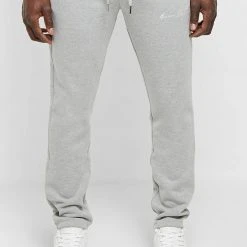 Man Tracksuit Bottoms TRACKSUITS Essential Signature Track Pants - Grey
