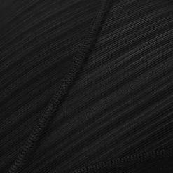 Woman Tops TOPS & T SHIRTS High Neck Sheer Asymmetric Crop Top - Black