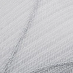 Woman Tops High Neck Sheer Asymmetric Crop Top - Grey