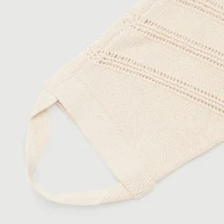 Woman Leggings High Waisted Knitted Spiral Contour Leggings - Beige