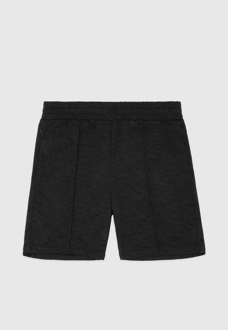 Man Shorts Jacquard Shorts - Black