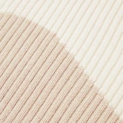 Woman Tops Knitted Contour Crop Top - Beige/Beige