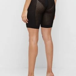 Woman Shorts CO-ORDS Knitted Cycling Shorts - Black