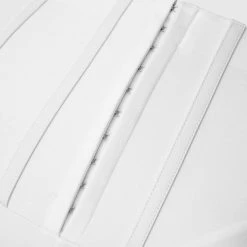 Woman Leggings Lace Up Leggings With Corset Detail - White