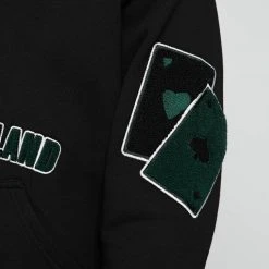 Man Hoodies Lost In Wonderland Hoodie - Black / Green