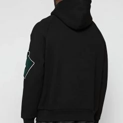 Man Hoodies Lost In Wonderland Hoodie - Black / Green