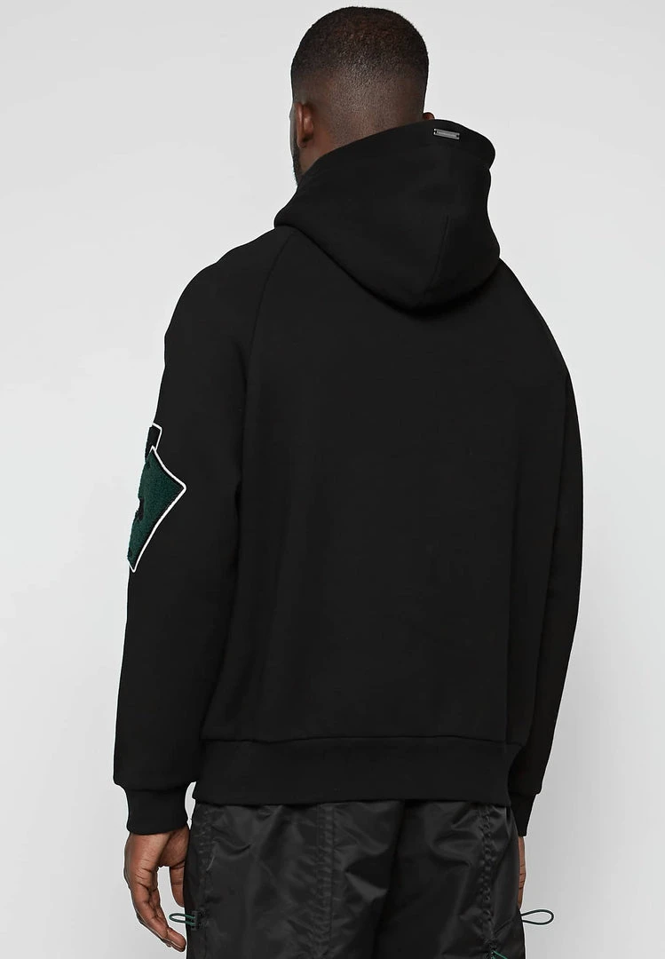Man Hoodies Lost In Wonderland Hoodie - Black / Green