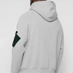 Man Hoodies Lost In Wonderland Hoodie - Grey / Green