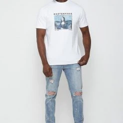 Man T-Shirts Masterpiece T-Shirt - White