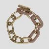 Woman Jewellery Matte & Gold Bracelet - Brown