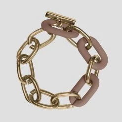 Woman Jewellery Matte & Gold Bracelet - Brown