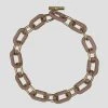 Woman Jewellery Matte & Gold Necklace - Brown