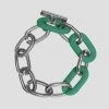 Woman Jewellery Matte & Silver Bracelet - Green