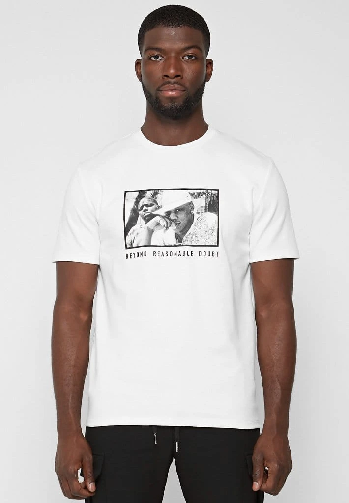 Man T-Shirts Reasonable Doubt T-Shirt - White T-SHIRTS & TOPS