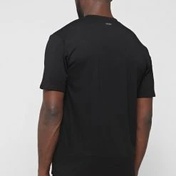 Man T-Shirts T-SHIRTS & TOPS Chain Detail T-Shirt - Black