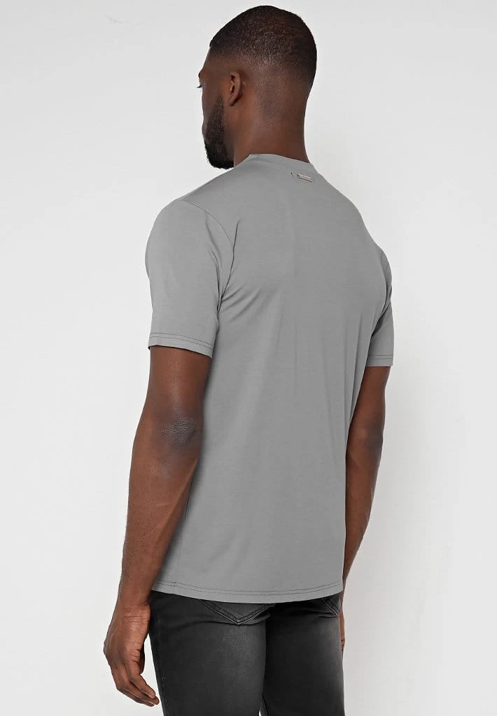 Man T-Shirts Mercerised Cotton T-Shirt - Grey