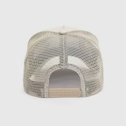 Man Accessories Signature Mesh Trucker Cap - Beige