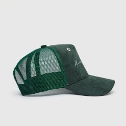 Man Accessories Signature Mesh Trucker Cap - Green
