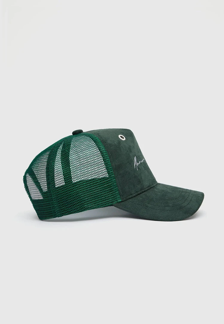Man Accessories Signature Mesh Trucker Cap - Green