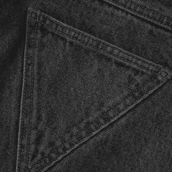 Woman Denim Mid Rise Flared Jeans - Black