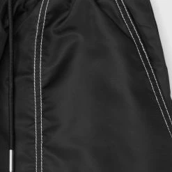 Woman Trousers TRACKSUITS Nylon Contrast Stitch Track Pants - Black