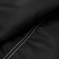 Woman Jackets Nylon Contrast Stitch Track Top - Black