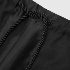 Woman Trousers Organza Cargo Trousers - Black