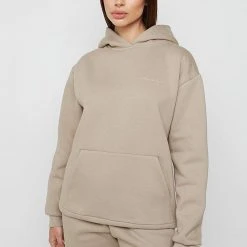 Woman Essential TRACKSUITS Essential Hoodie - Beige
