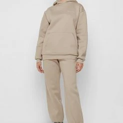 Woman Essential TRACKSUITS Essential Hoodie - Beige
