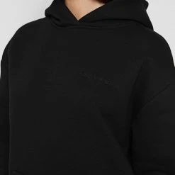 Woman Essential Essential Hoodie - Black