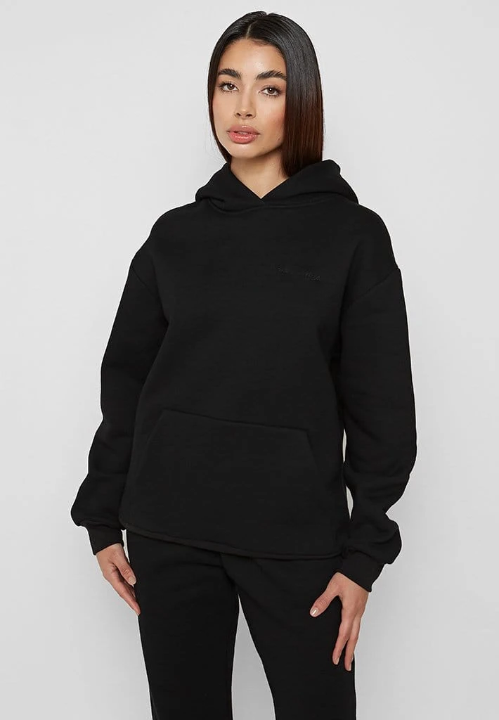 Woman Essential Essential Hoodie - Black