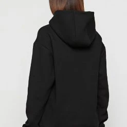 Woman Essential Essential Hoodie - Black