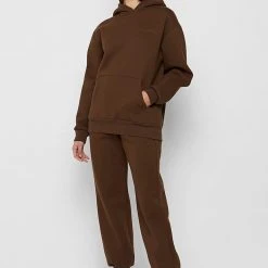 Woman Essential Essential Hoodie - Chocolate Brown