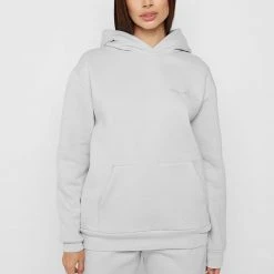Woman Essential TRACKSUITS Essential Hoodie - Iced Grey