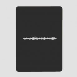 Unisex Lifestyle MDVHOME Matte Black Playing Cards - Black