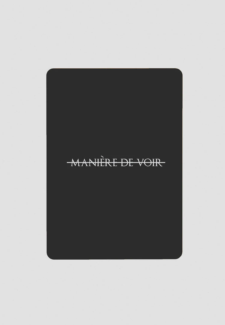 Unisex Lifestyle MDVHOME Matte Black Playing Cards - Black
